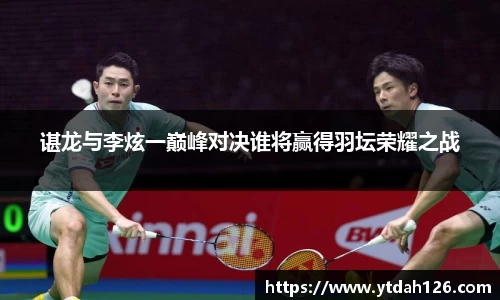 谌龙与李炫一巅峰对决谁将赢得羽坛荣耀之战
